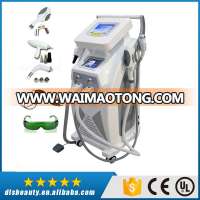 E-light ipl rf+nd yag laser /SHR remove hair permanently multifunctional beauty machine