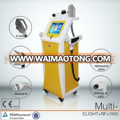 mutifunctional professional elight ipl rf laser device multifunctional ipl rf nd yag laser