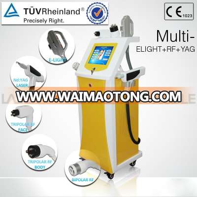 New E-Light+RF+Nd Yag Laser Multi-functional Beauty Machine Beauty Equipment